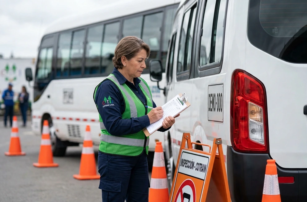 Proceso de inspección preventiva y control operativo de Cotrain Ltda